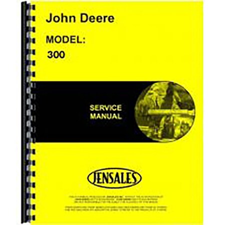 New Fits John Deere 300 Tractor Service Manual Wheel Tractor - Inc. Both Volumes